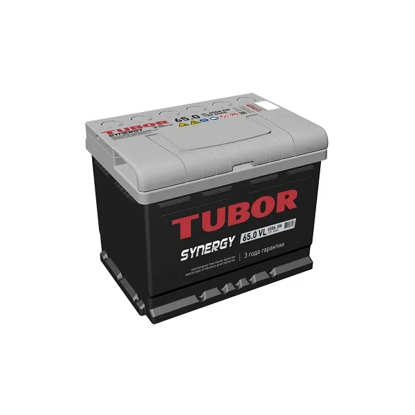 Аккумулятор TUBOR Synergy 65 Ач 620 А (EN), обратная полярность, LN2
