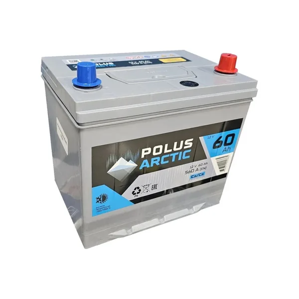 Аккумулятор POLUS Arctic 60 Ач 560 А (EN), обратная полярность, D23