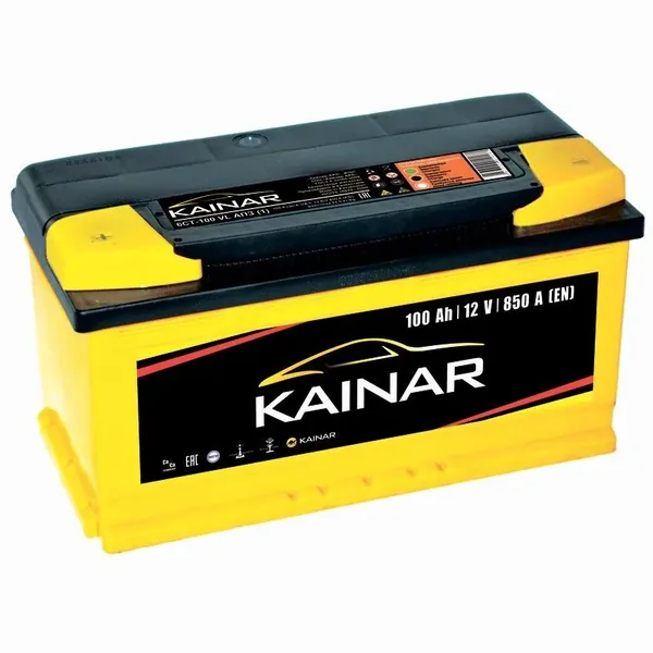 Аккумулятор KAINAR 100 Ач 850 А (EN), прямая полярность, LN5