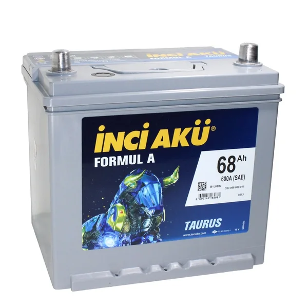 Аккумулятор INCIAKU FormulA 80D23L 68 Ач 600 А (EN), обратная полярность