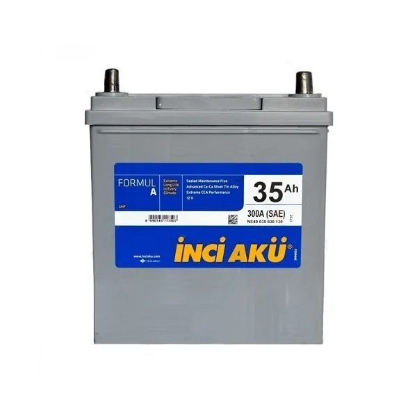 Аккумулятор INCI AKU FormulA Asia 35 Ач 300 А (EN), прямая полярность, B19