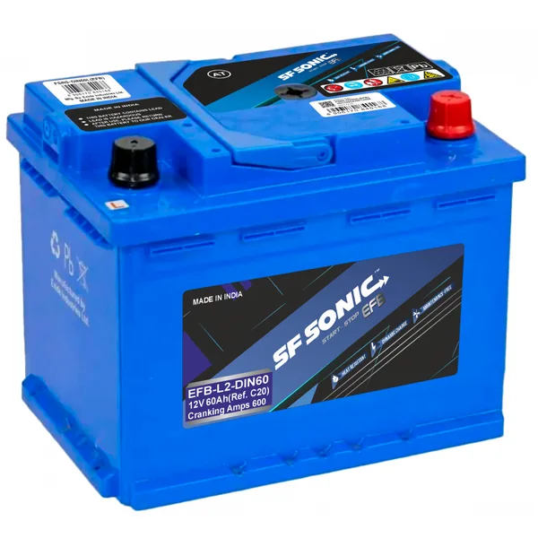 Аккумулятор SONIC 60 Ач 560 А (EN), обратная полярность, LN2