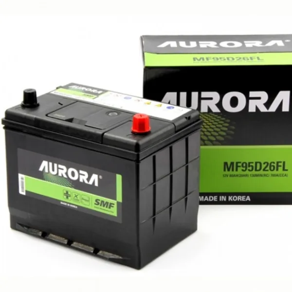Аккумулятор AURORA 80 Ач 700 А (EN), обратная полярность, D26