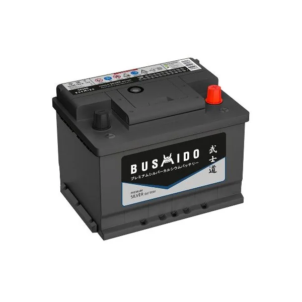 Аккумулятор BUSHIDO SJ 62 Ач 600 А (EN), обратная полярность, LBN2