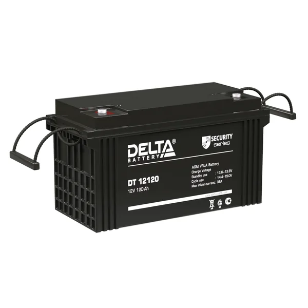 Аккумулятор DELTA 120 Ач, 410x176x224