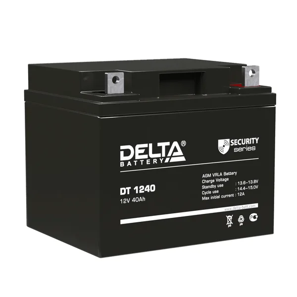 Аккумулятор DELTA 40 Ач, 197x166x176