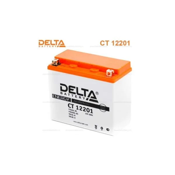 Аккумулятор DELTA 20 Ач 270 А (EN), обратная полярность, YTX20L