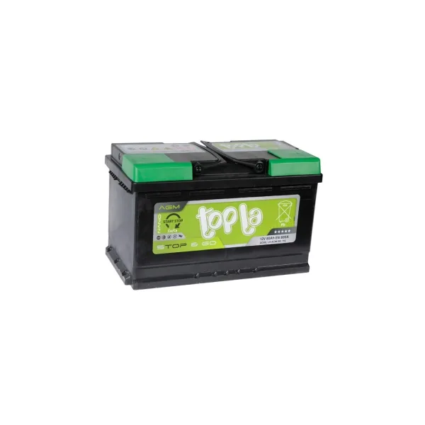 Аккумулятор TOPLA 80 Ач 800 А (EN), обратная полярность, LN4